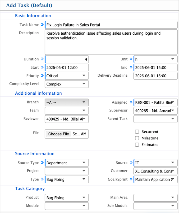 Add Task