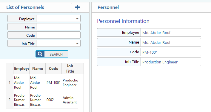 Add Personnel